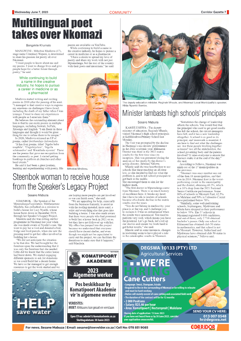 Corridor Gazette 7 June 2023 page 7