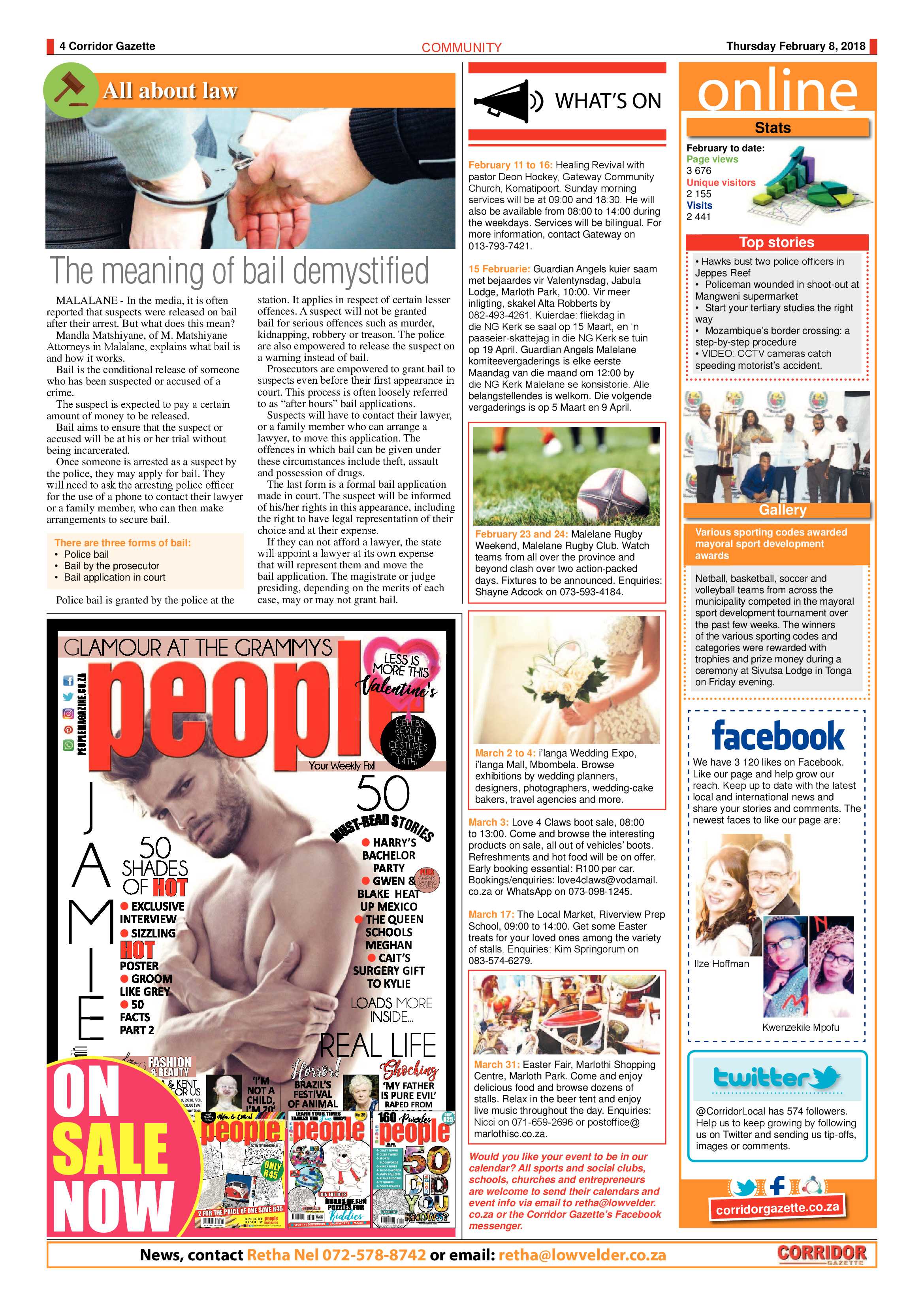 Corridor Gazette 8 February 2018 page 4