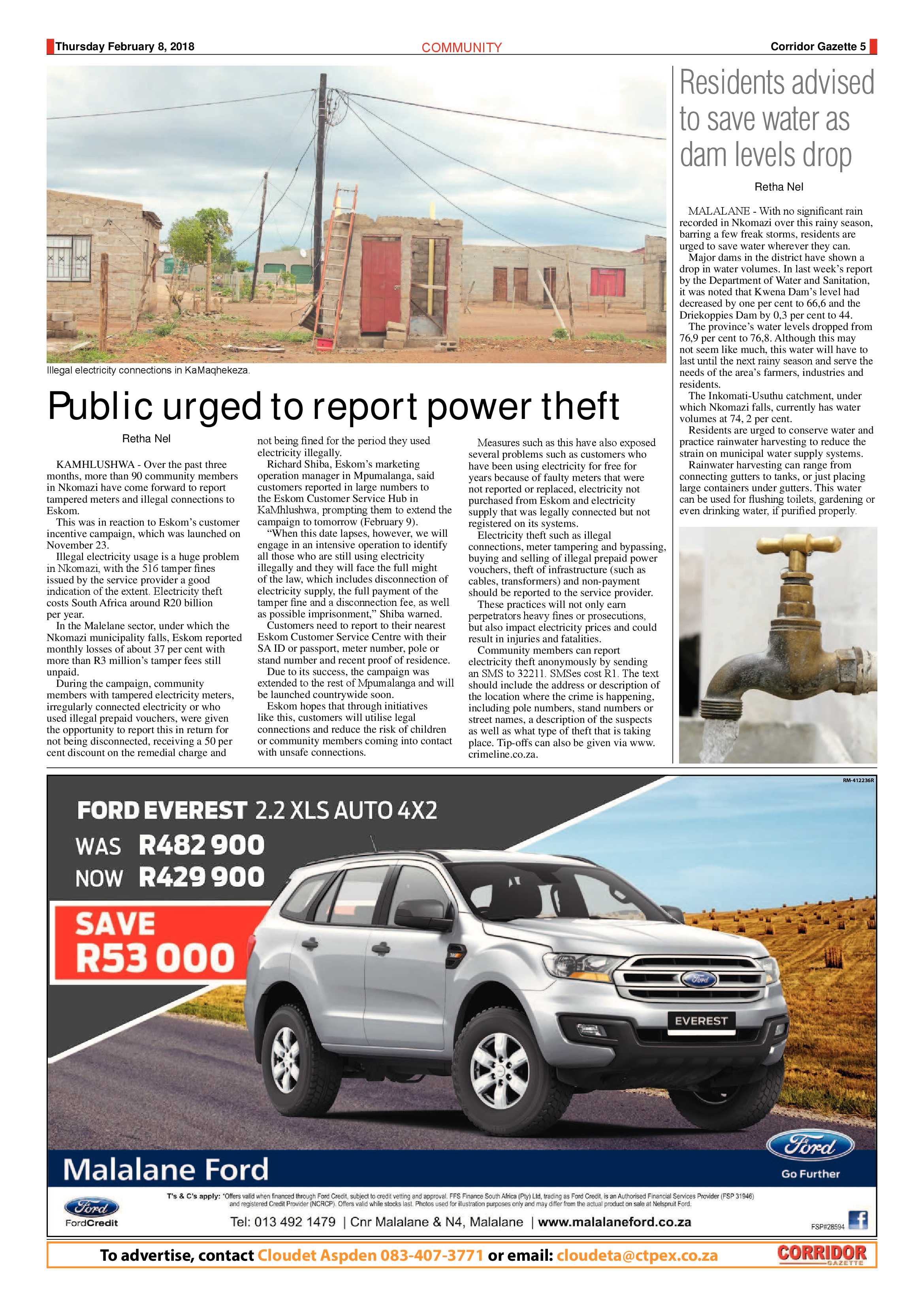 Corridor Gazette 8 February 2018 page 5