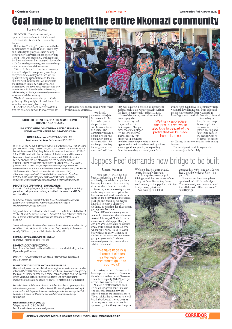 Corridor Gazette 8 February 2023 page 4