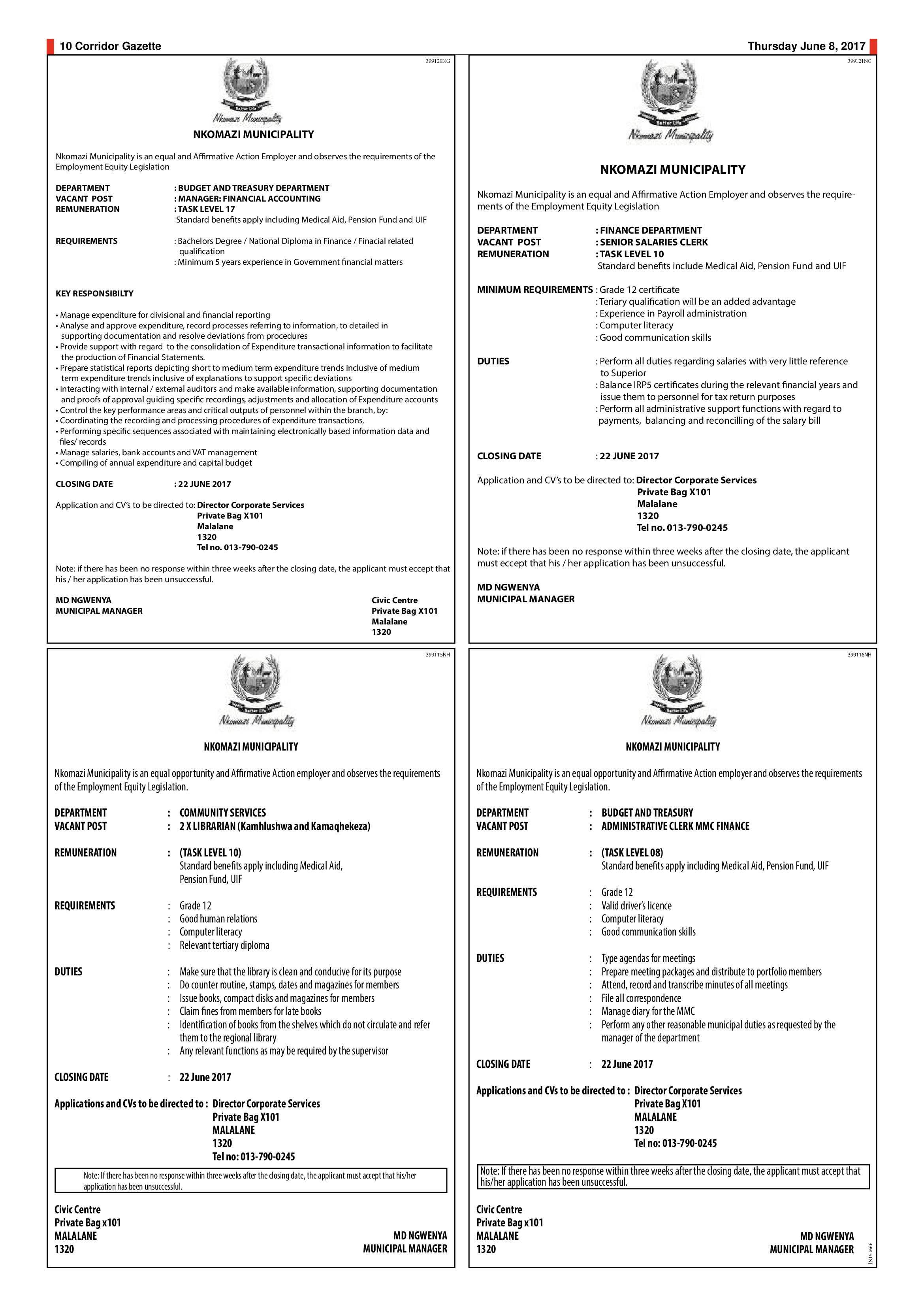 Corridor Gazette 8 June 2017 page 10