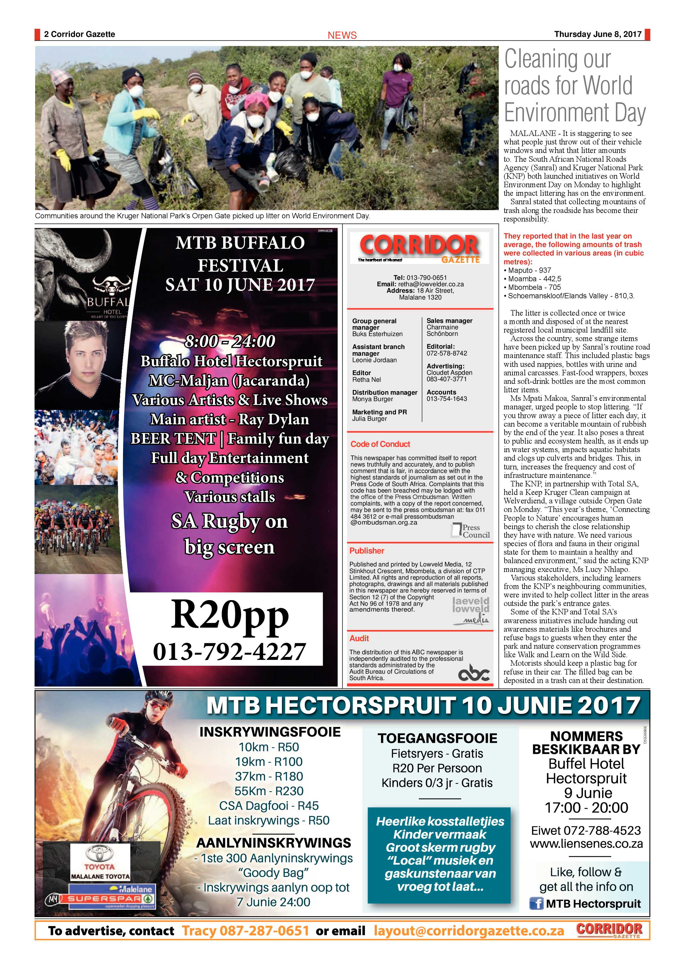 Corridor Gazette 8 June 2017 page 2