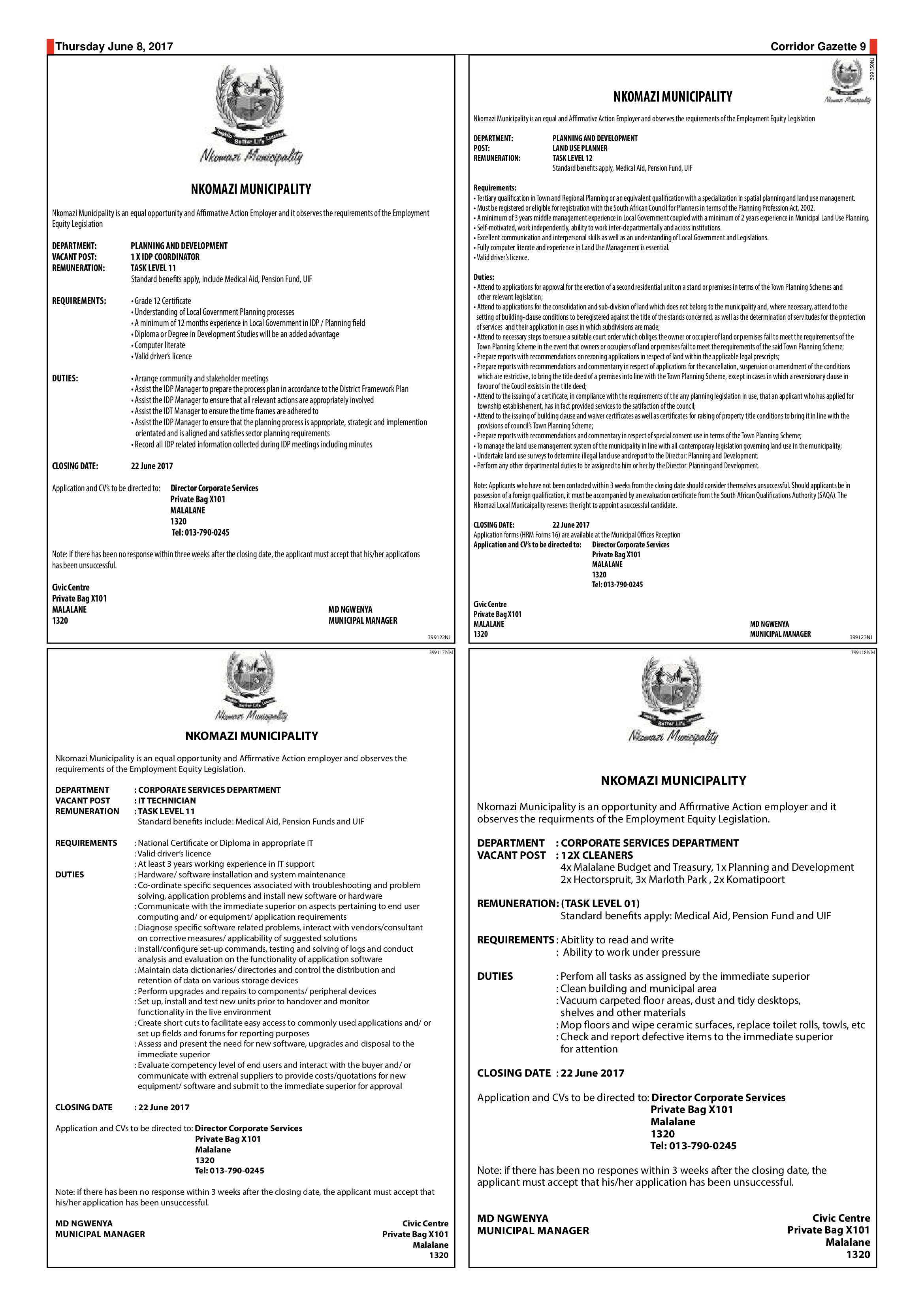 Corridor Gazette 8 June 2017 page 9