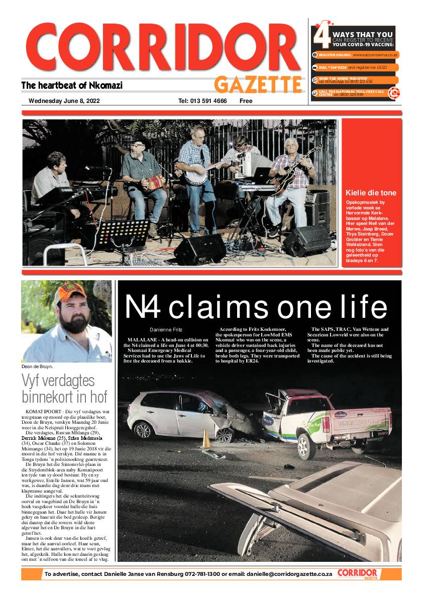 Corridor Gazette 8 June 2022 page 1