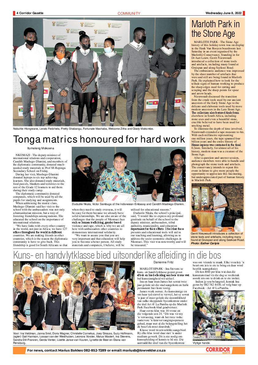 Corridor Gazette 8 June 2022 page 4
