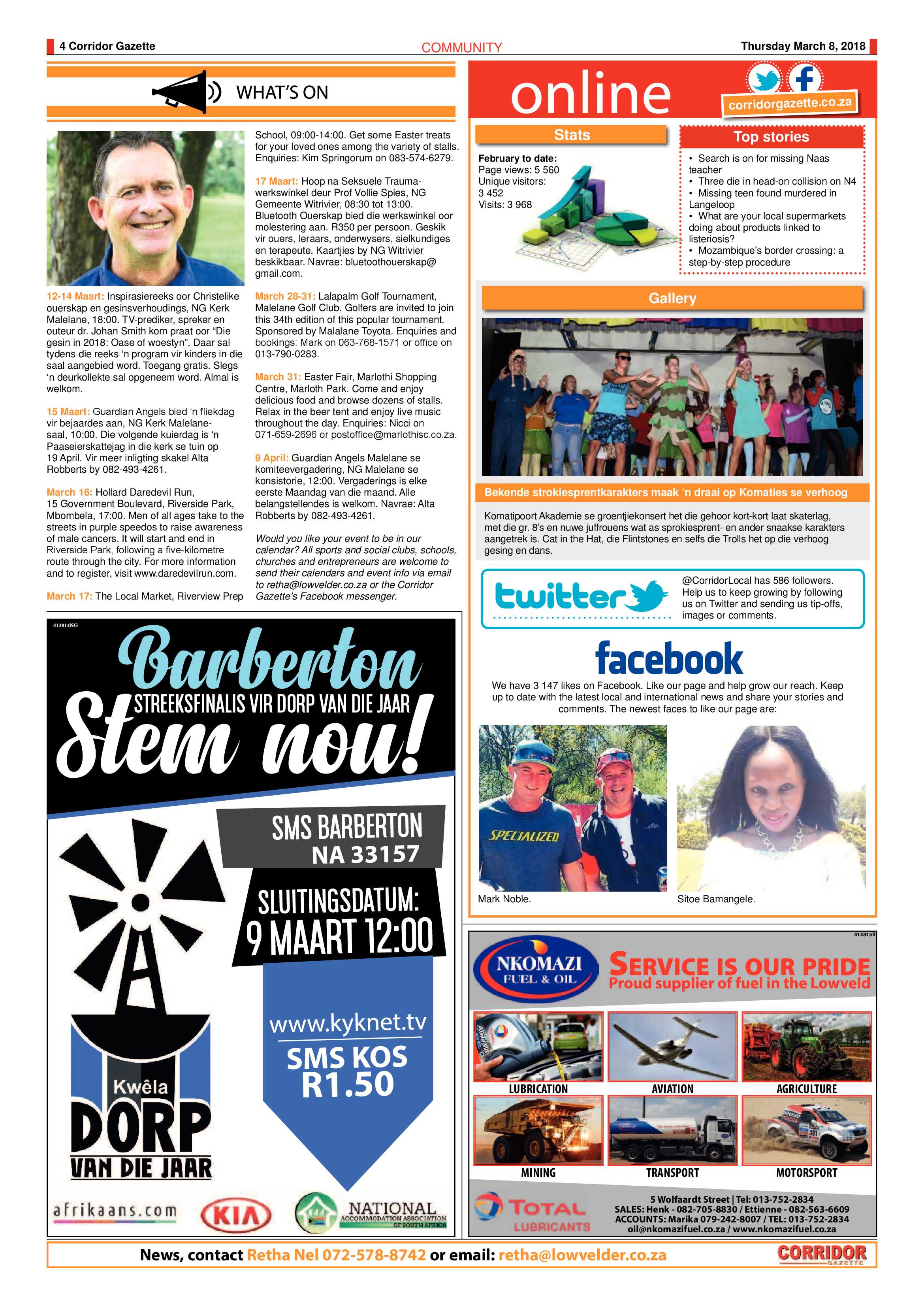 Corridor Gazette 8 March 2018 page 4