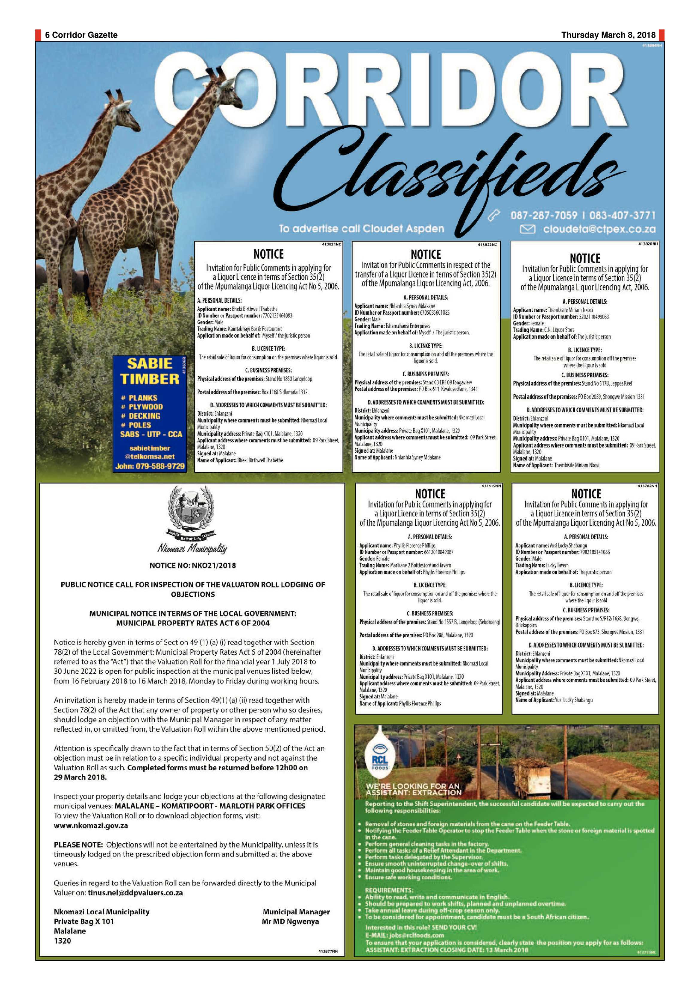 Corridor Gazette 8 March 2018 page 6