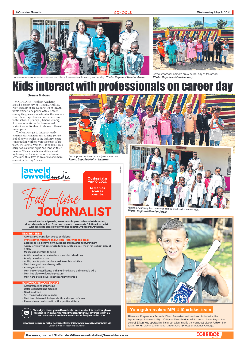 Corridor Gazette 8 May 2024 page 6