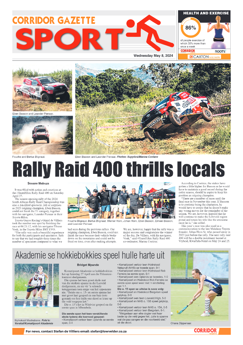 Corridor Gazette 8 May 2024 page 8