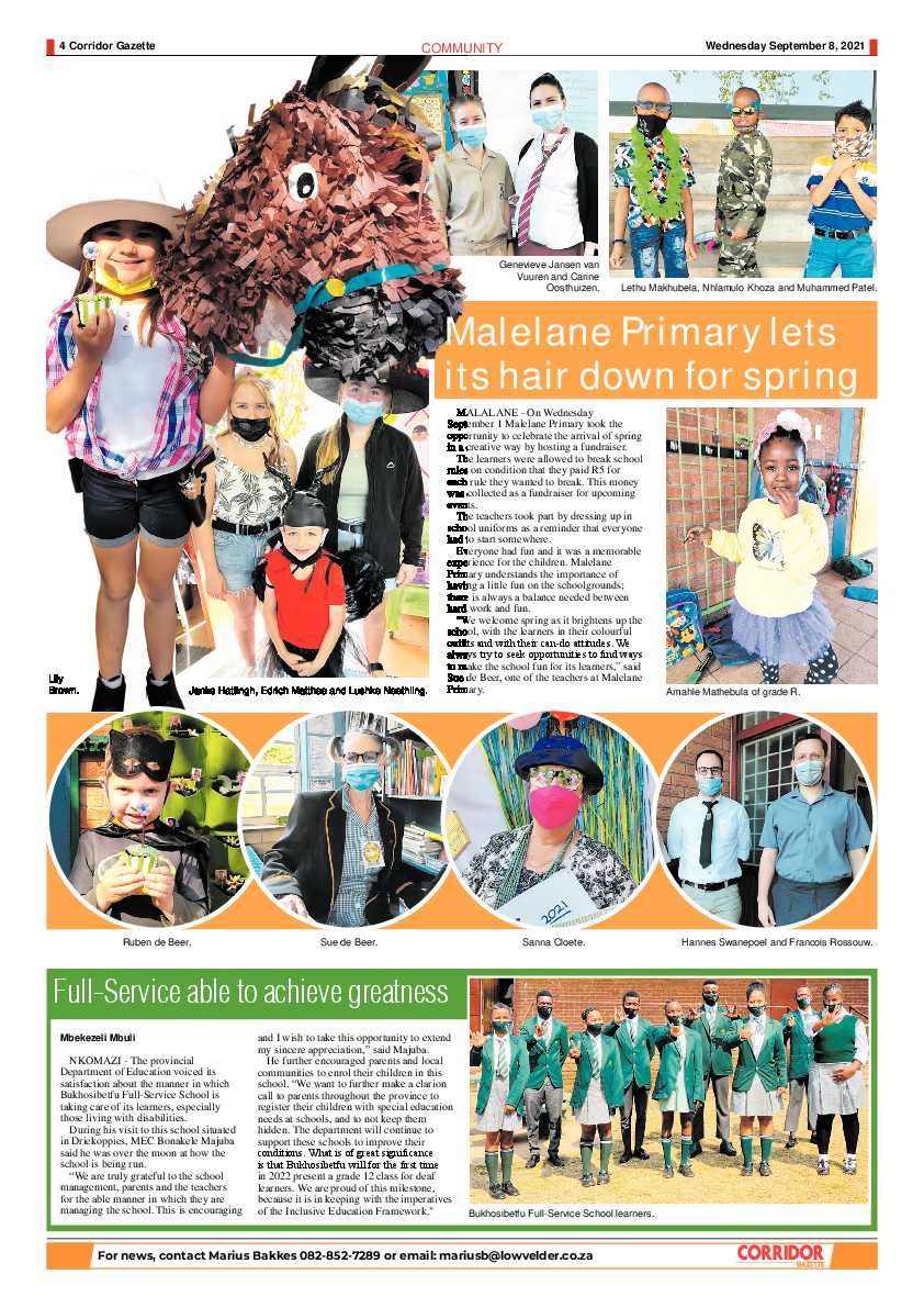 Corridor Gazette 8 September 2021 page 4