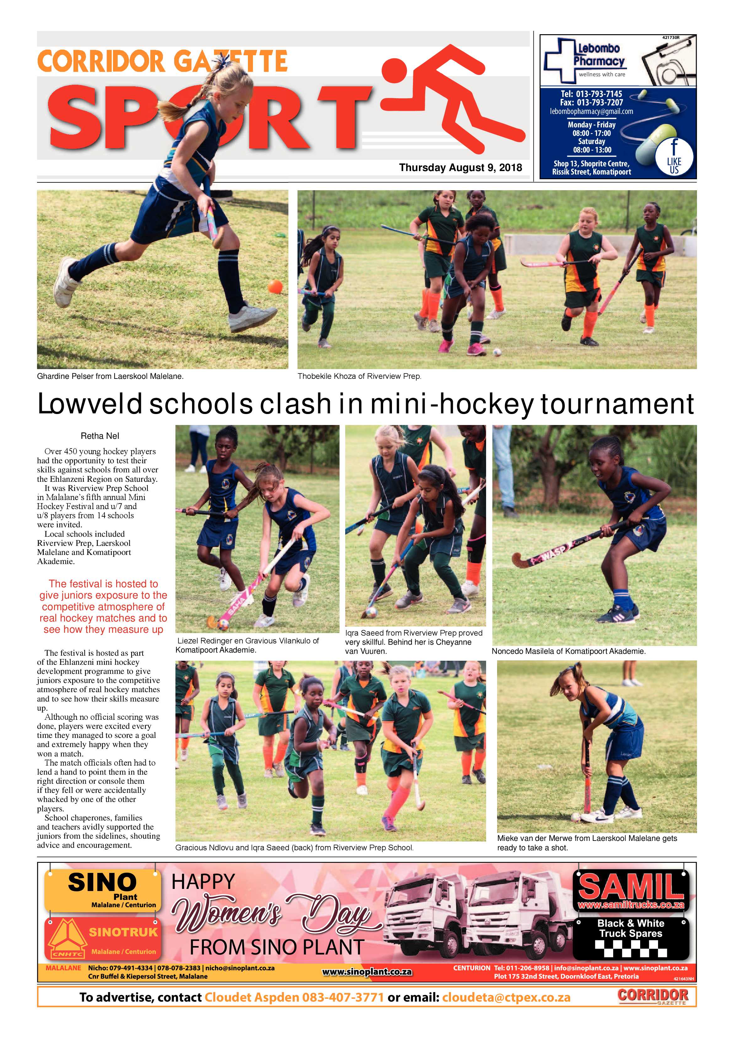 Corridor Gazette 9 August 2018 page 8