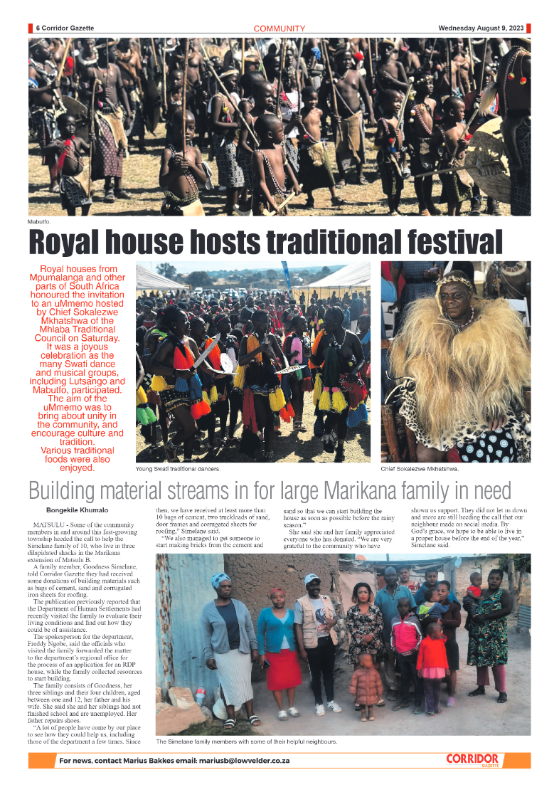 Corridor Gazette 09 August 2023 page 6