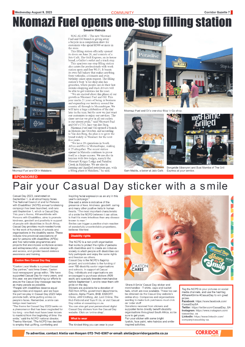 Corridor Gazette 09 August 2023 page 7