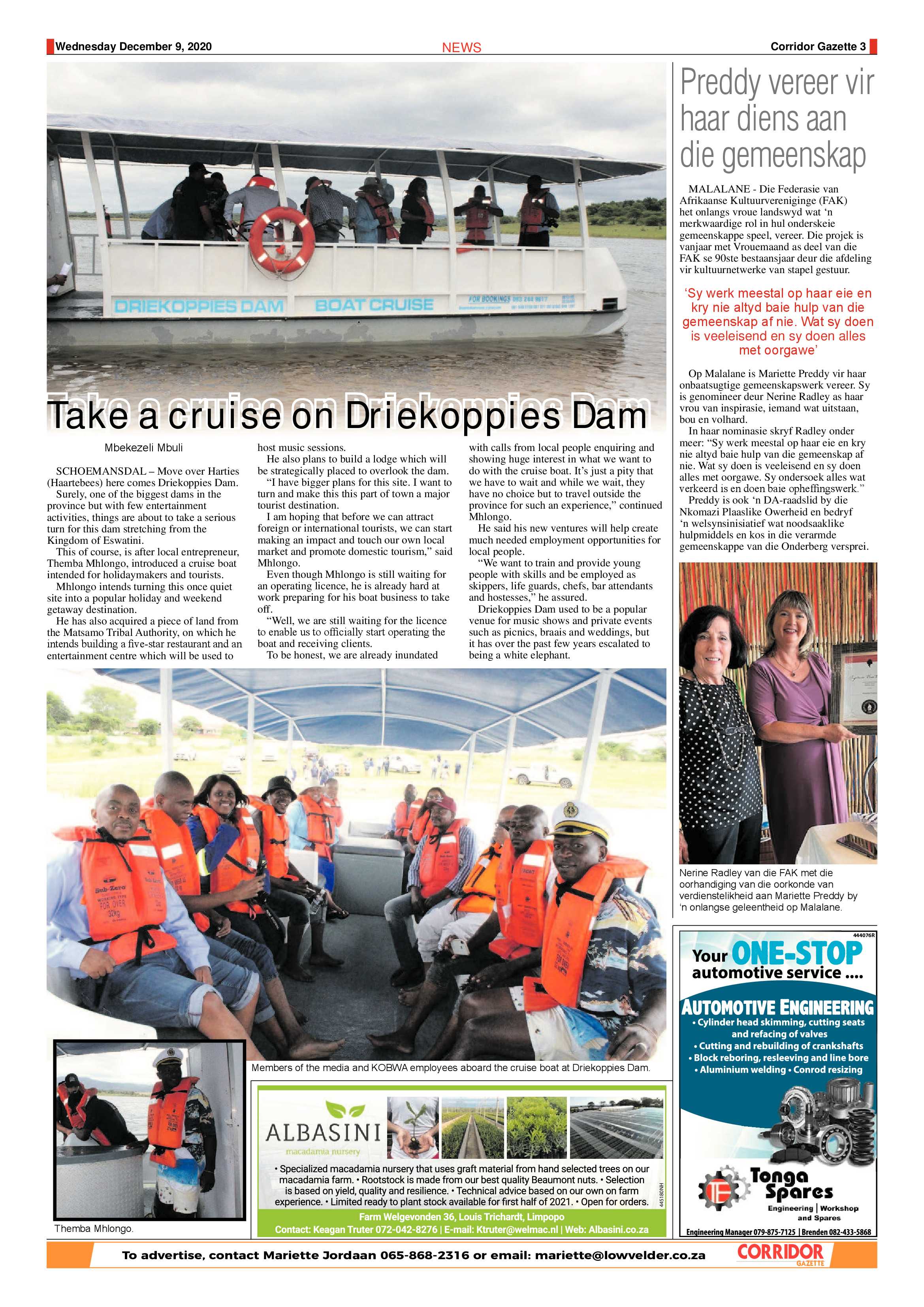 Corridor Gazette 9 December 2020 page 3