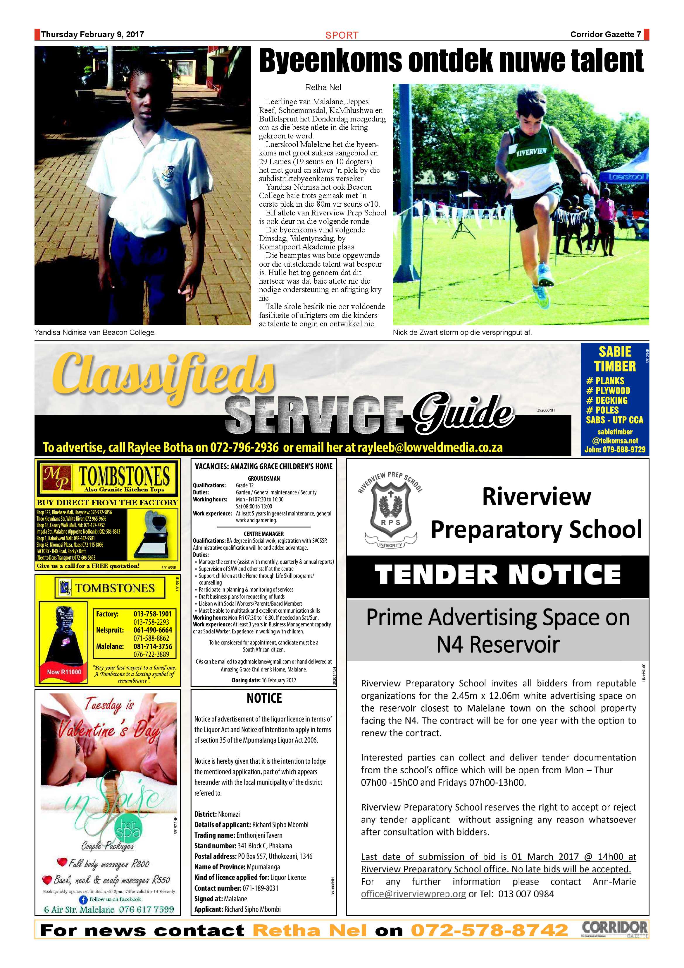 Corridor Gazette 9 February 2017 page 7
