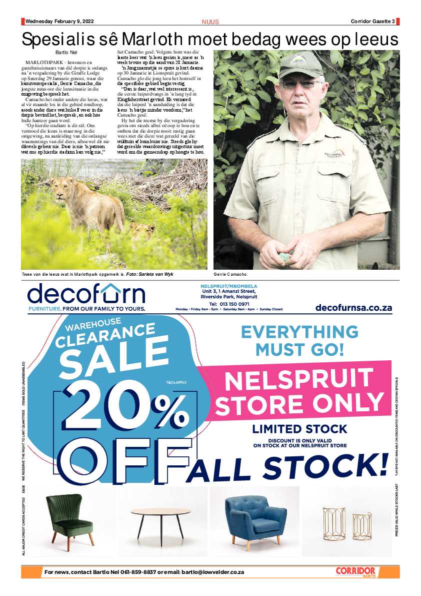 Corridor Gazette 9 February 2022 page 3