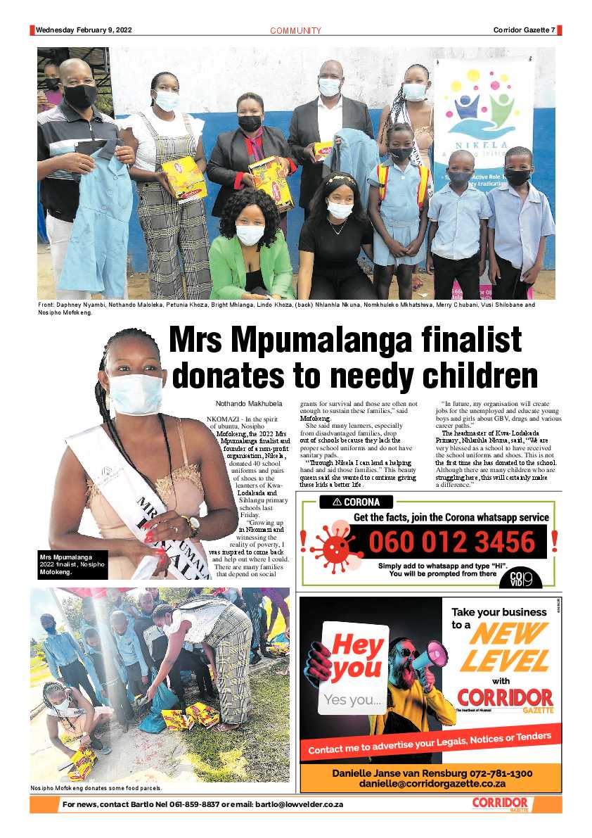 Corridor Gazette 9 February 2022 page 7