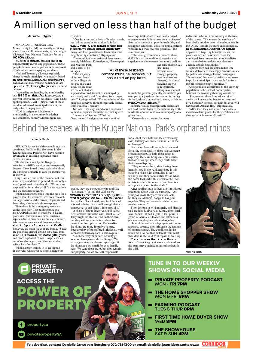 Corridor Gazette 9 June 2021 page 6