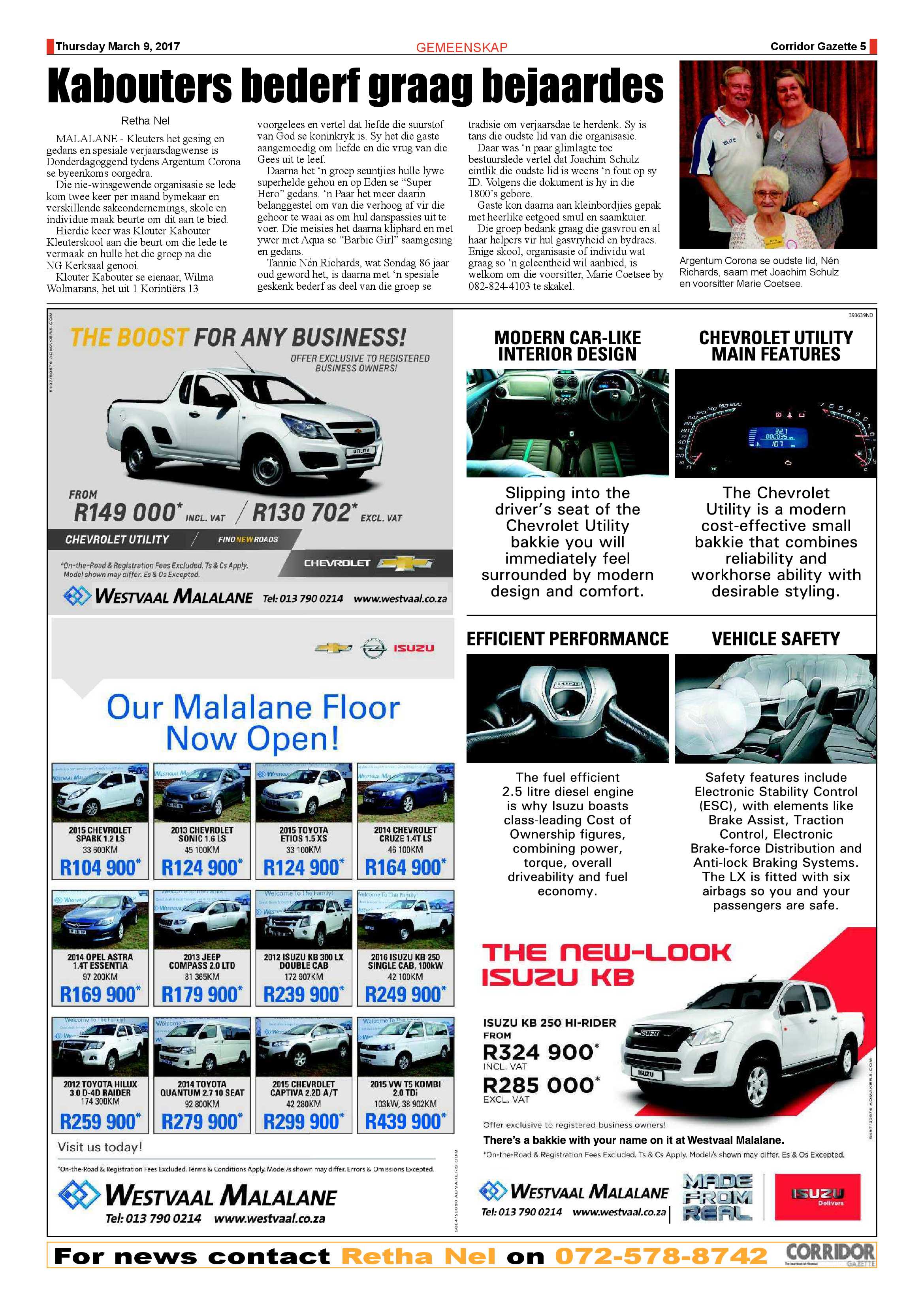 Corridor Gazette 9 March 2017 page 5