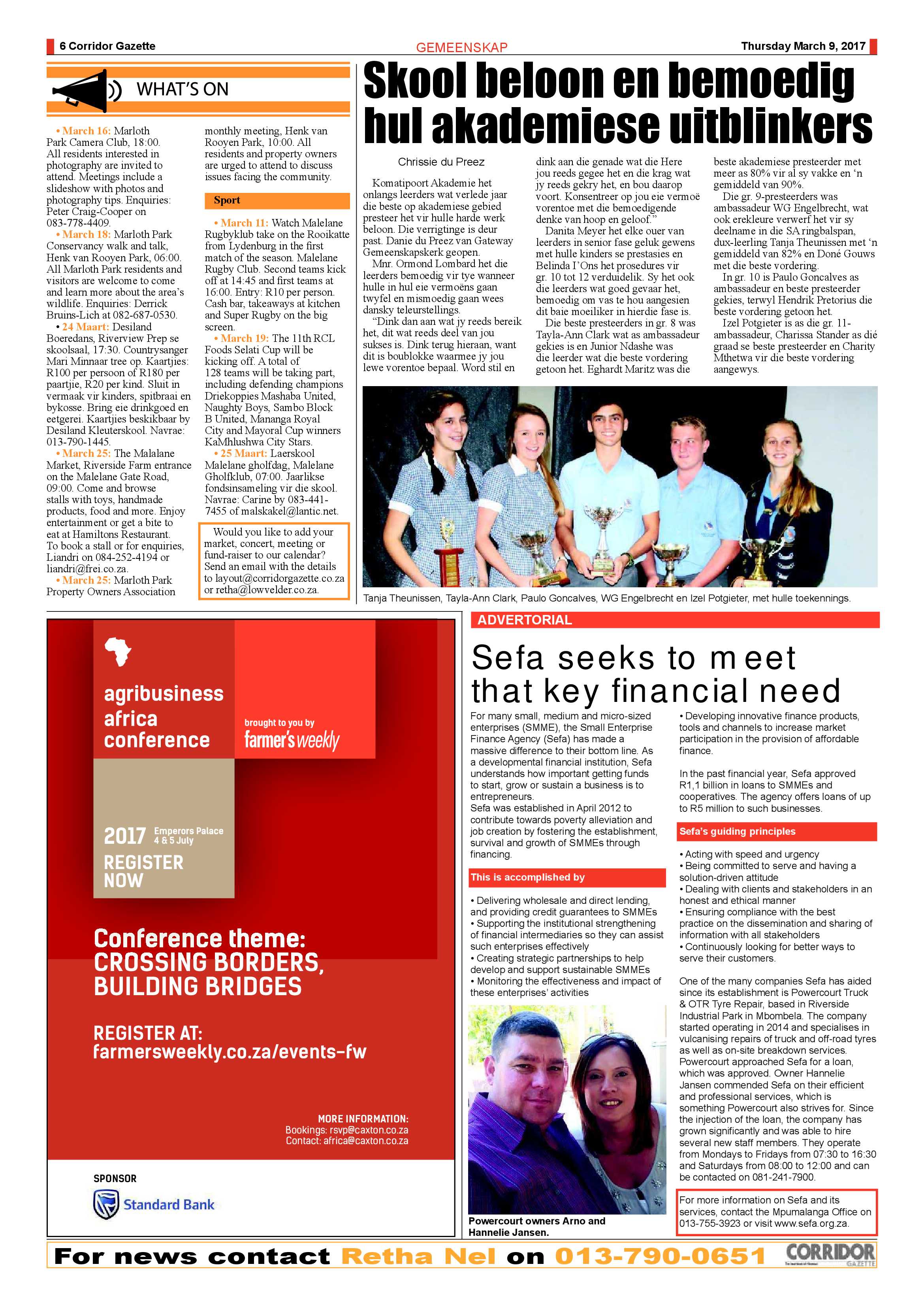 Corridor Gazette 9 March 2017 page 6