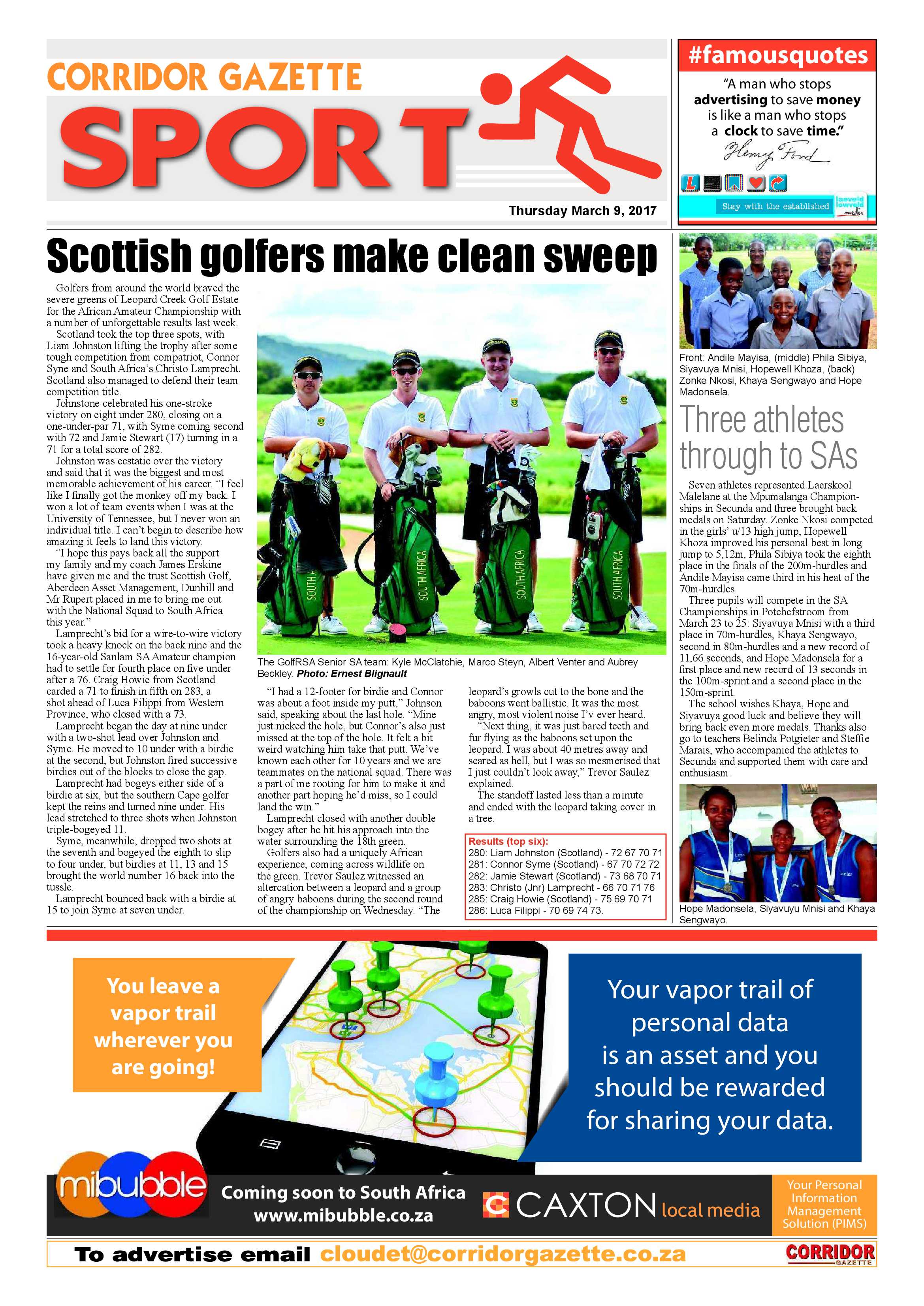 Corridor Gazette 9 March 2017 page 8