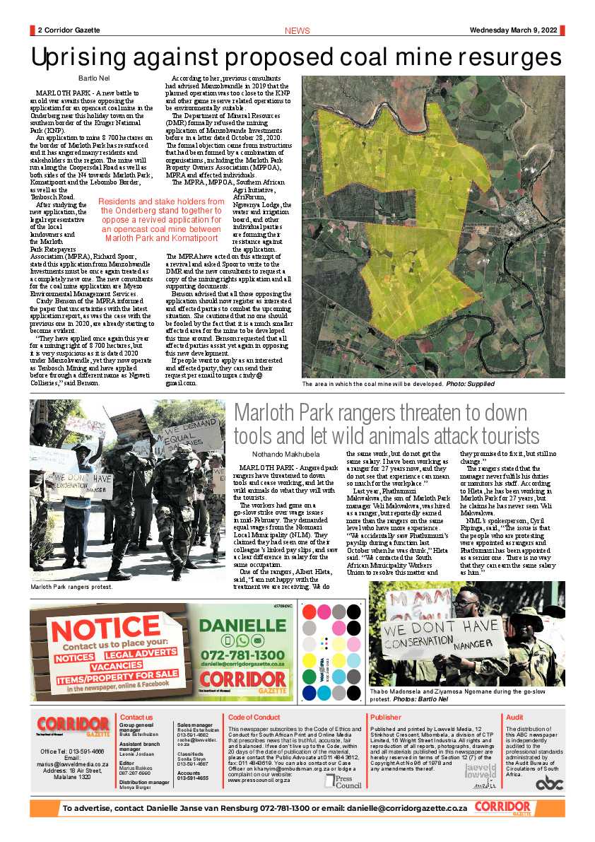 Corridor Gazette 9 March 2022 page 2