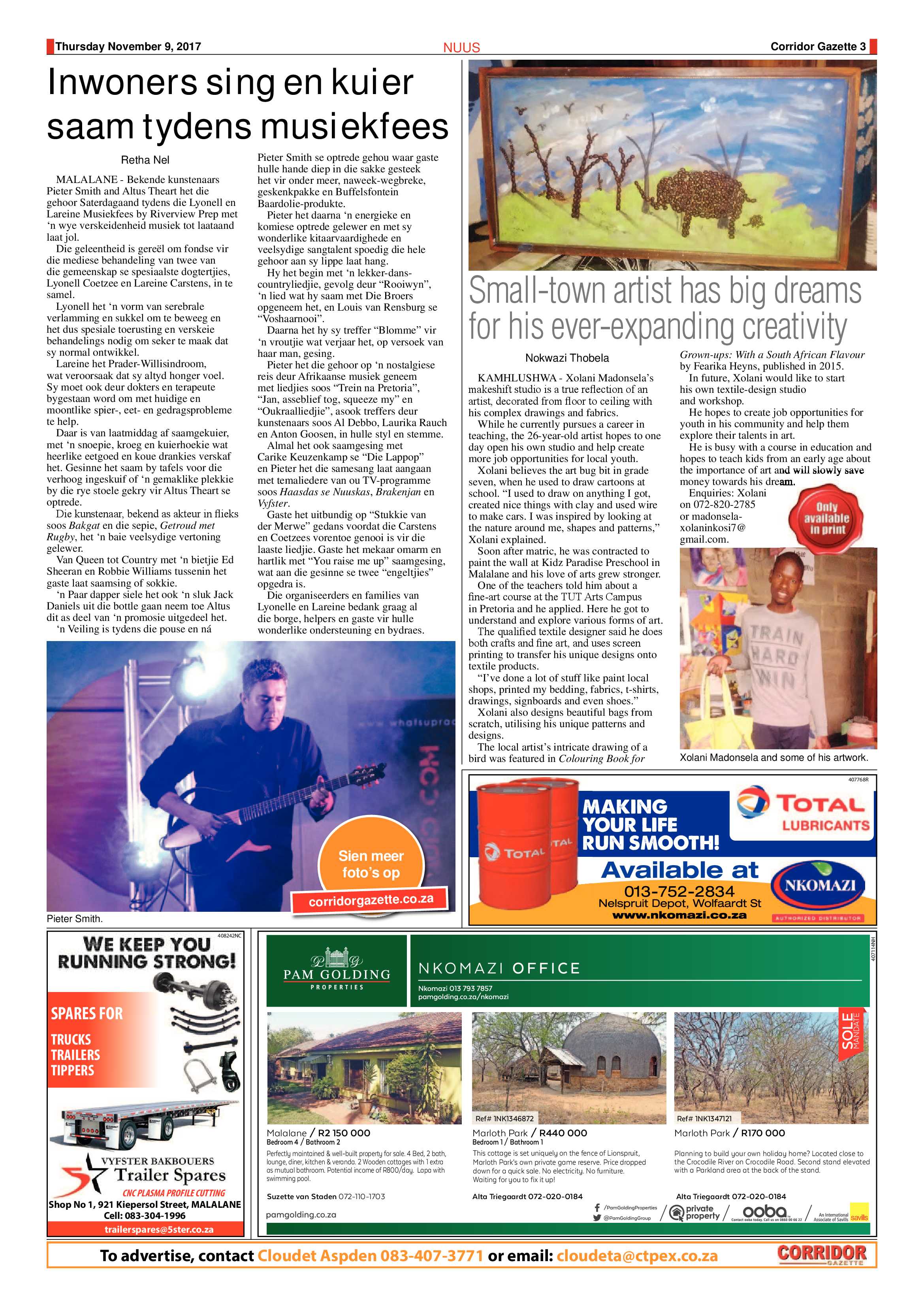 Corridor Gazette 9 November 2017 page 3