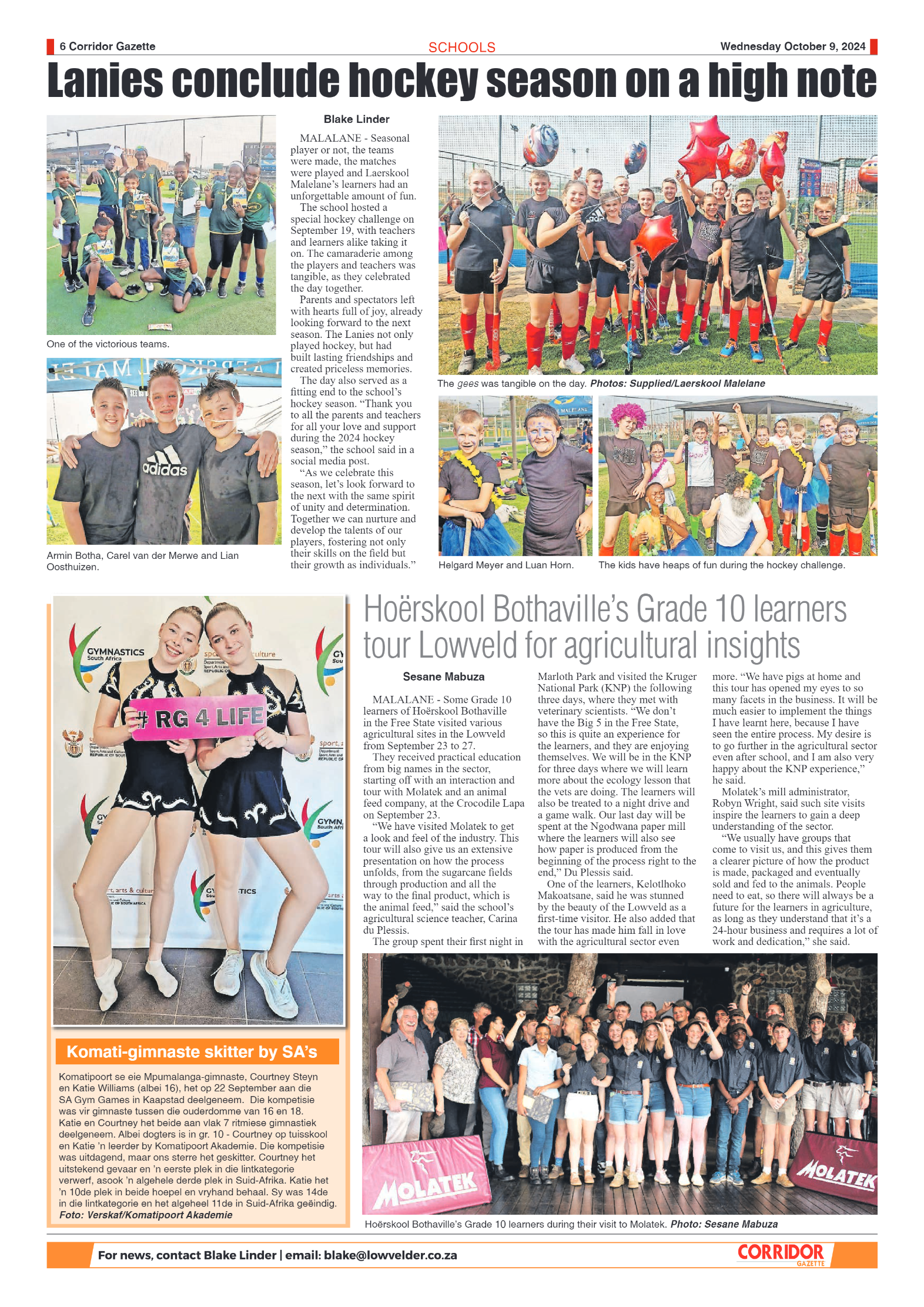 Corridor Gazette 9 October 2024 page 6