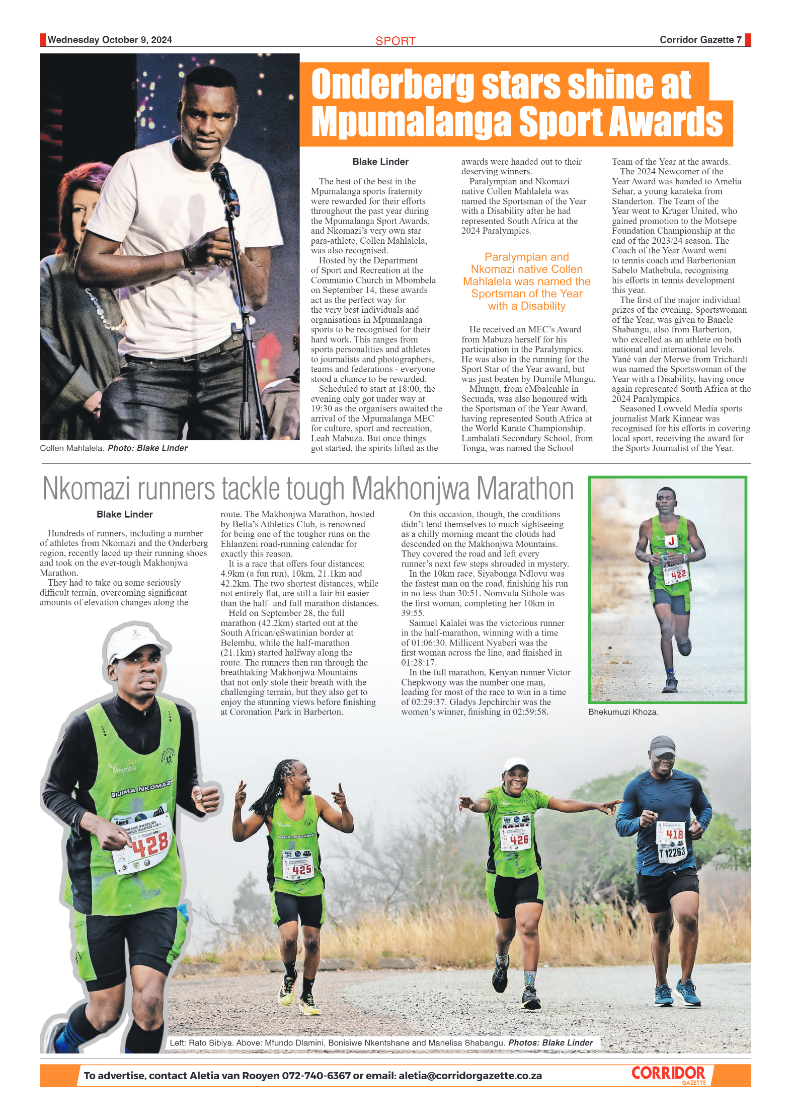 Corridor Gazette 9 October 2024 page 7