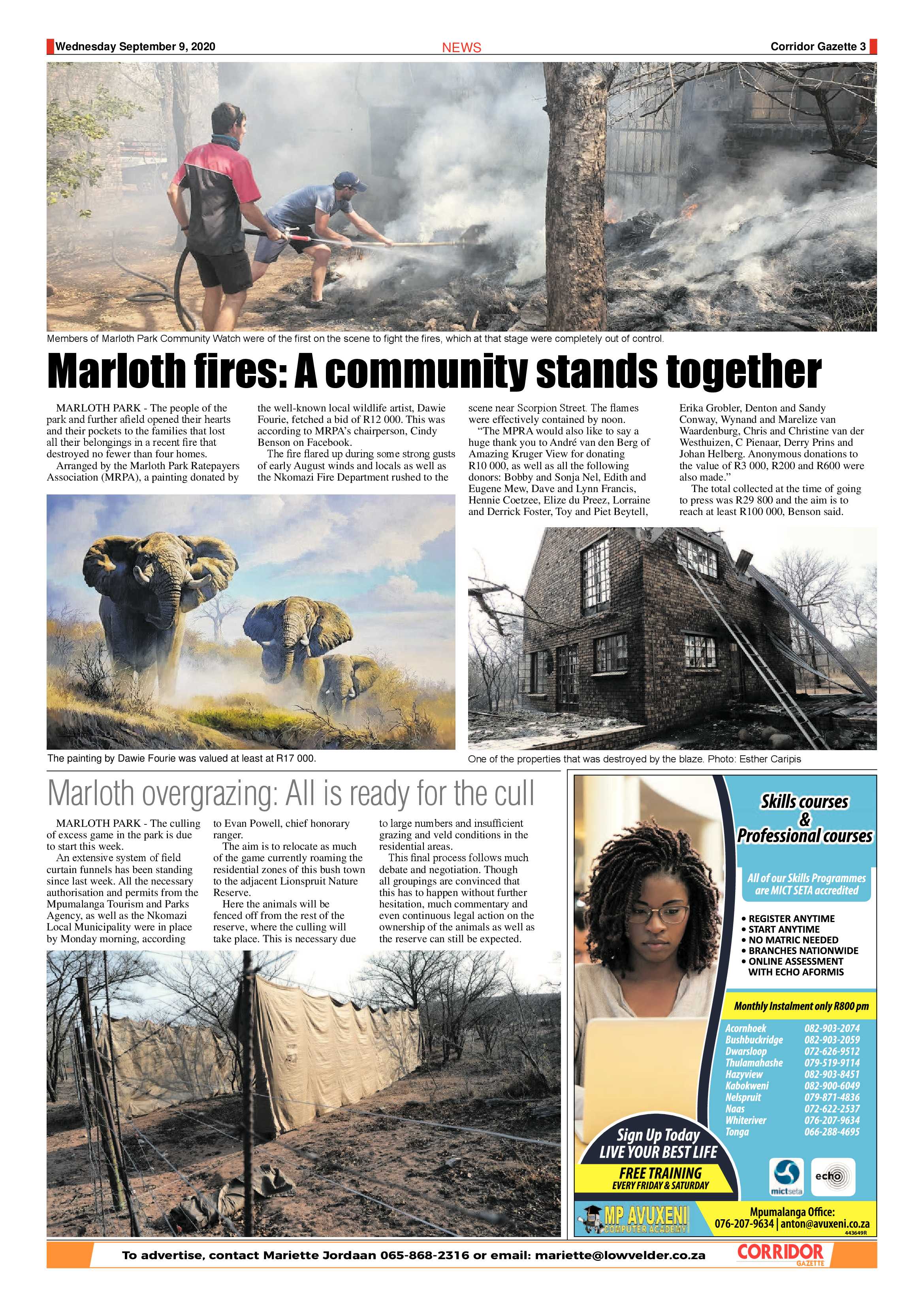 Corridor Gazette 9 September 2020 page 3