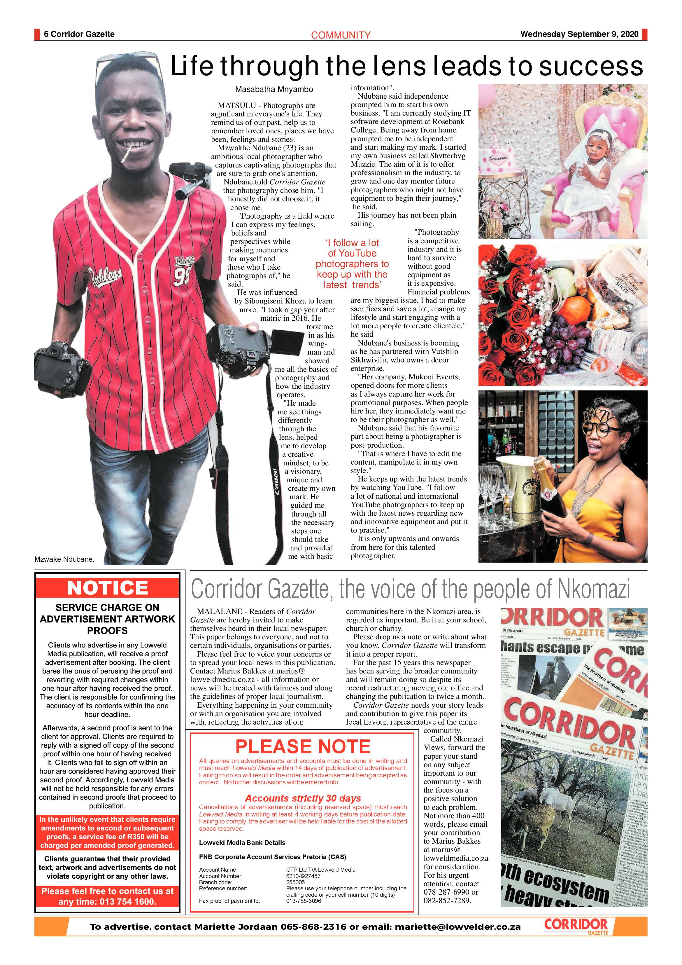 Corridor Gazette 9 September 2020 page 6