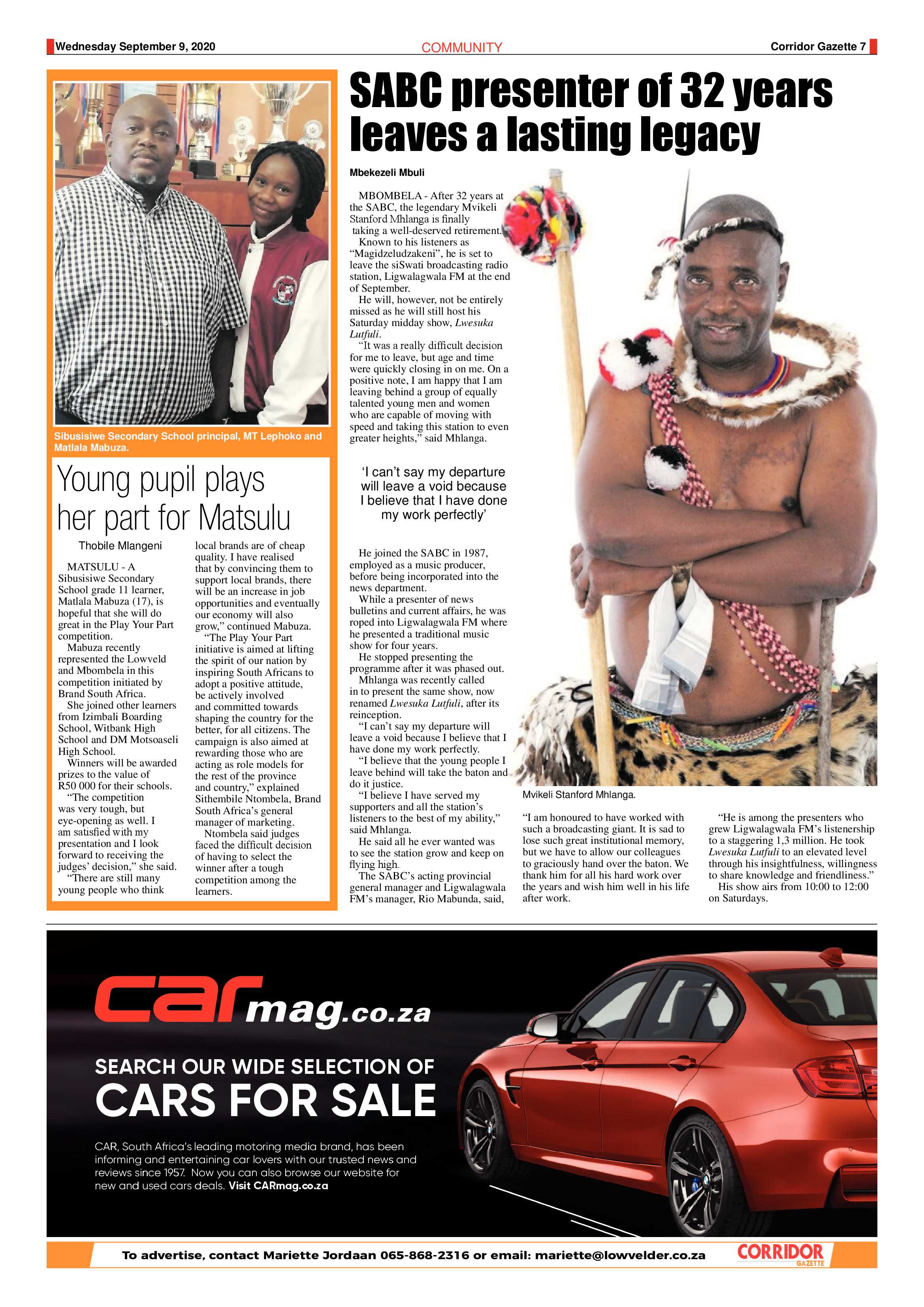 Corridor Gazette 9 September 2020 page 7