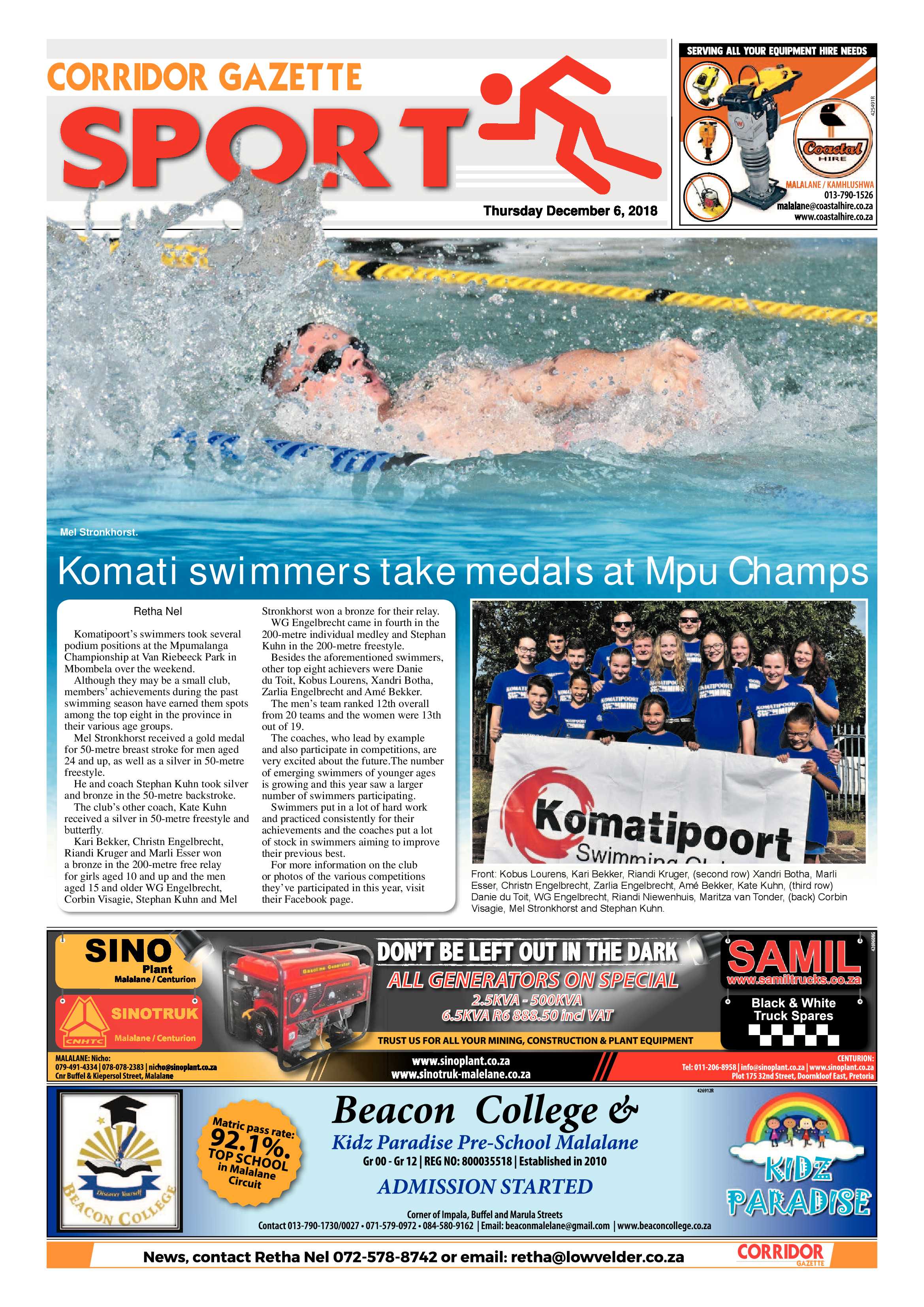 Corridor Gazette 6 December 2018 page 8
