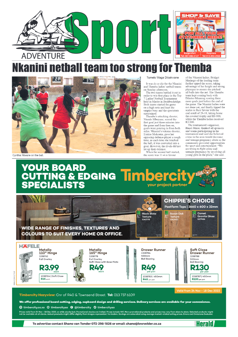 Hazyview Herald 14 December 2022 page 8