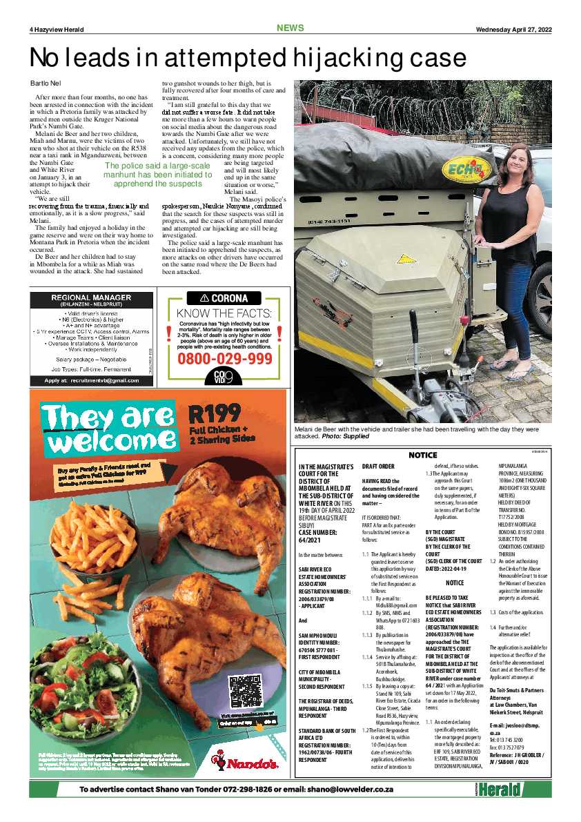 Hazyview Herald 27 April 2022 page 4