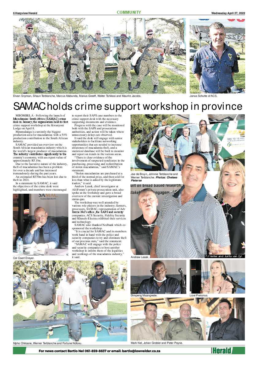 Hazyview Herald 27 April 2022 page 6