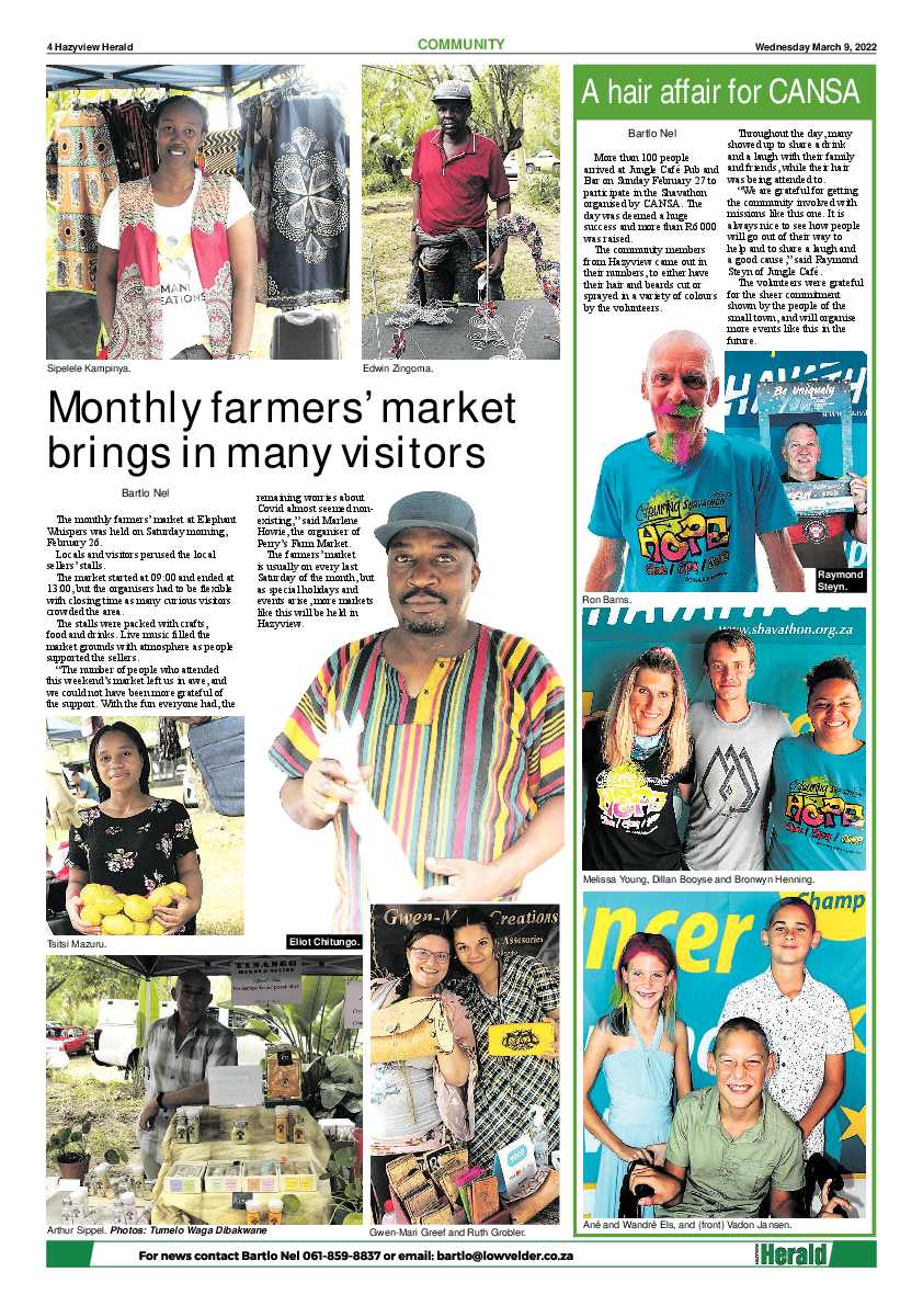 Hazyview Herald 9 March 2022 page 4