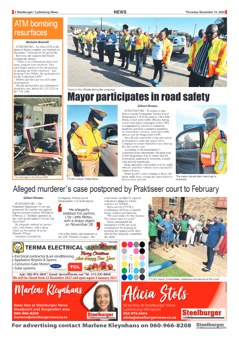 Steelburger News 15 December 2022 page 2