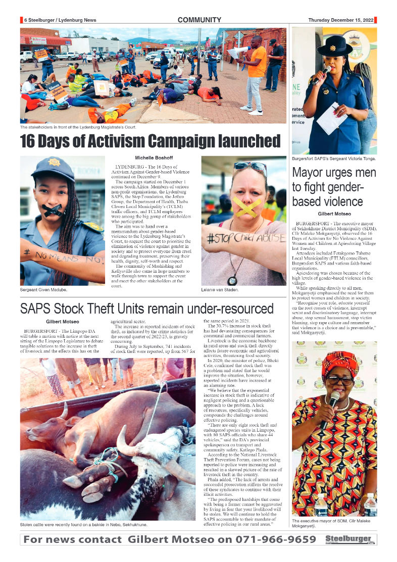 Steelburger News 15 December 2022 page 6