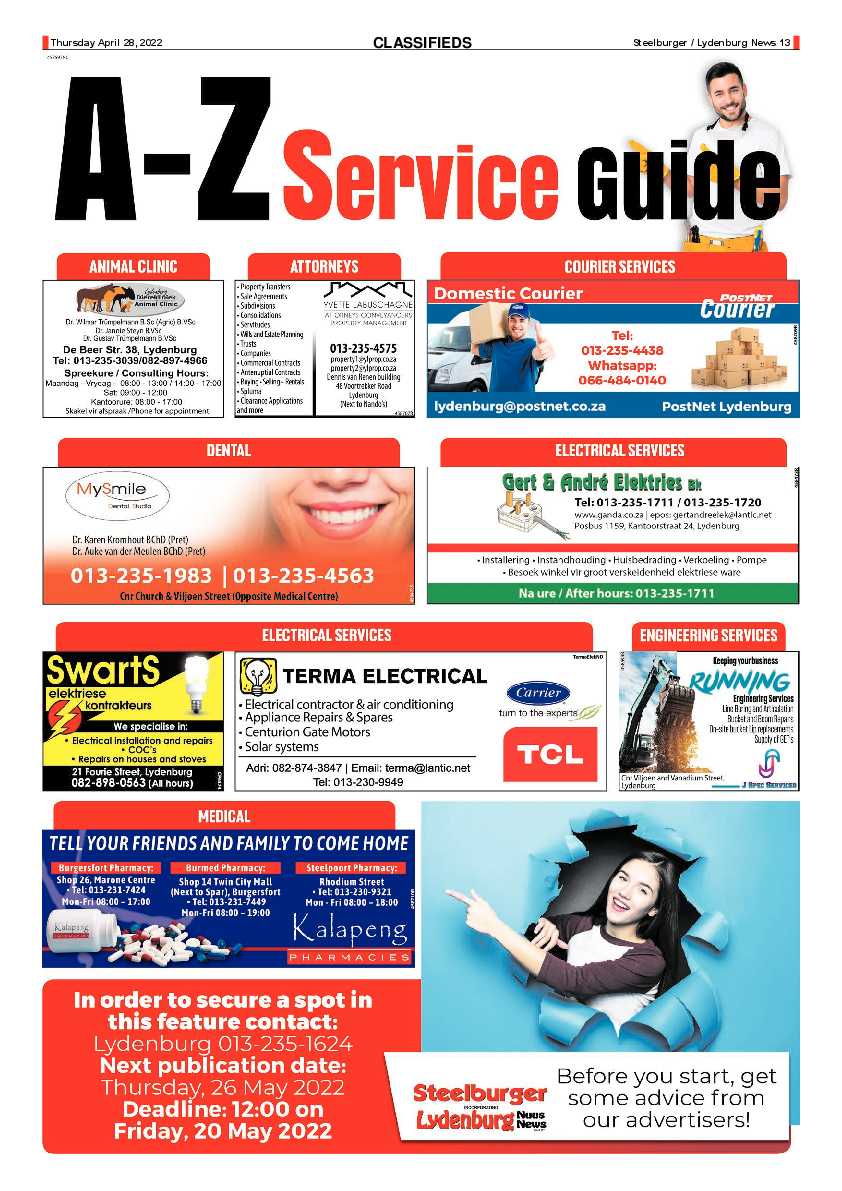 Steelburger News 28 April 2022 page 13