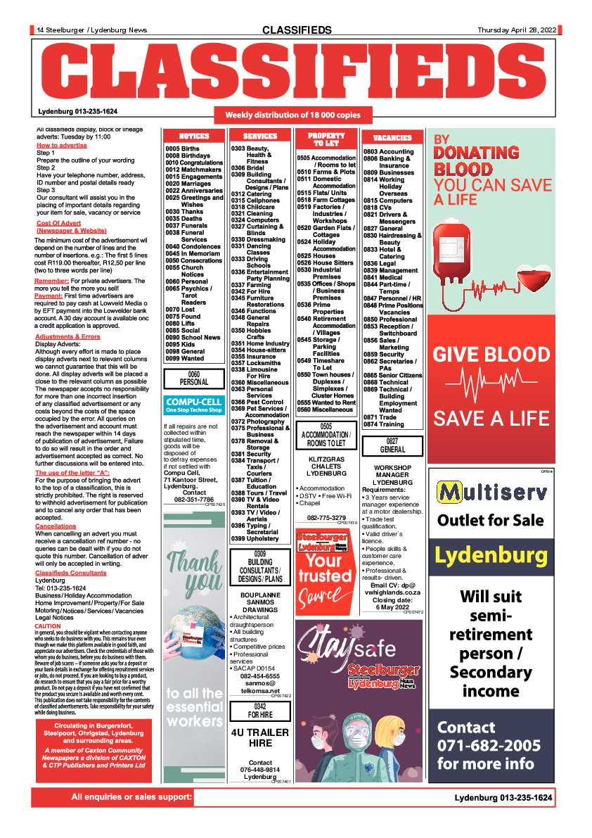 Steelburger News 28 April 2022 page 14