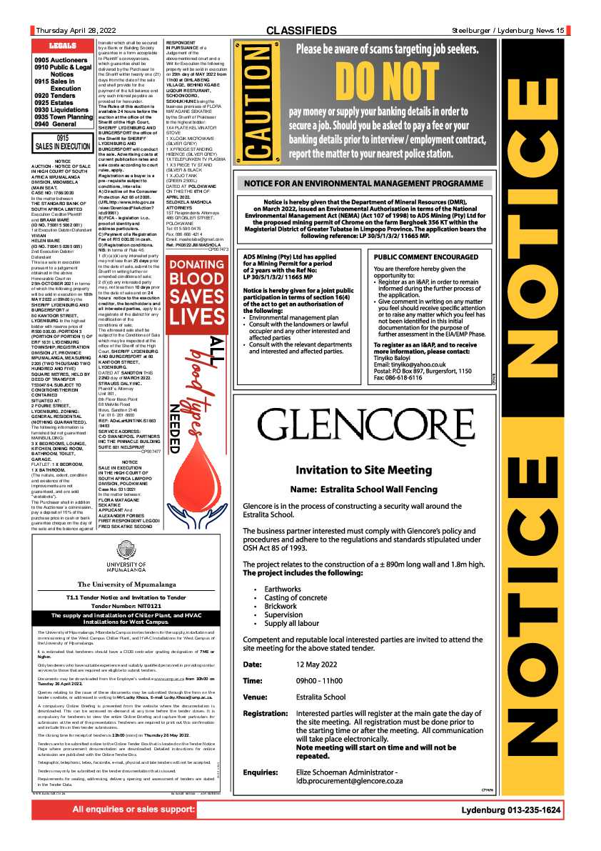 Steelburger News 28 April 2022 page 15