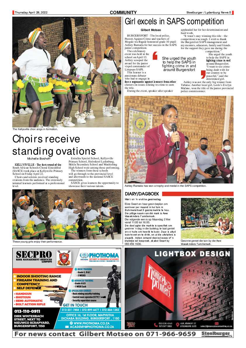 Steelburger News 28 April 2022 page 5